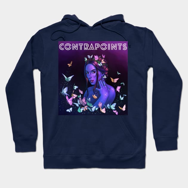 Butterfly Queen Contra Hoodie by Skutchdraws